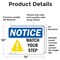 Signmission 10 in Height, 14 in Width, Vinyl Decal, Rectangle OS-2PACK-NS-D-1014-L-18967 - alternate 4